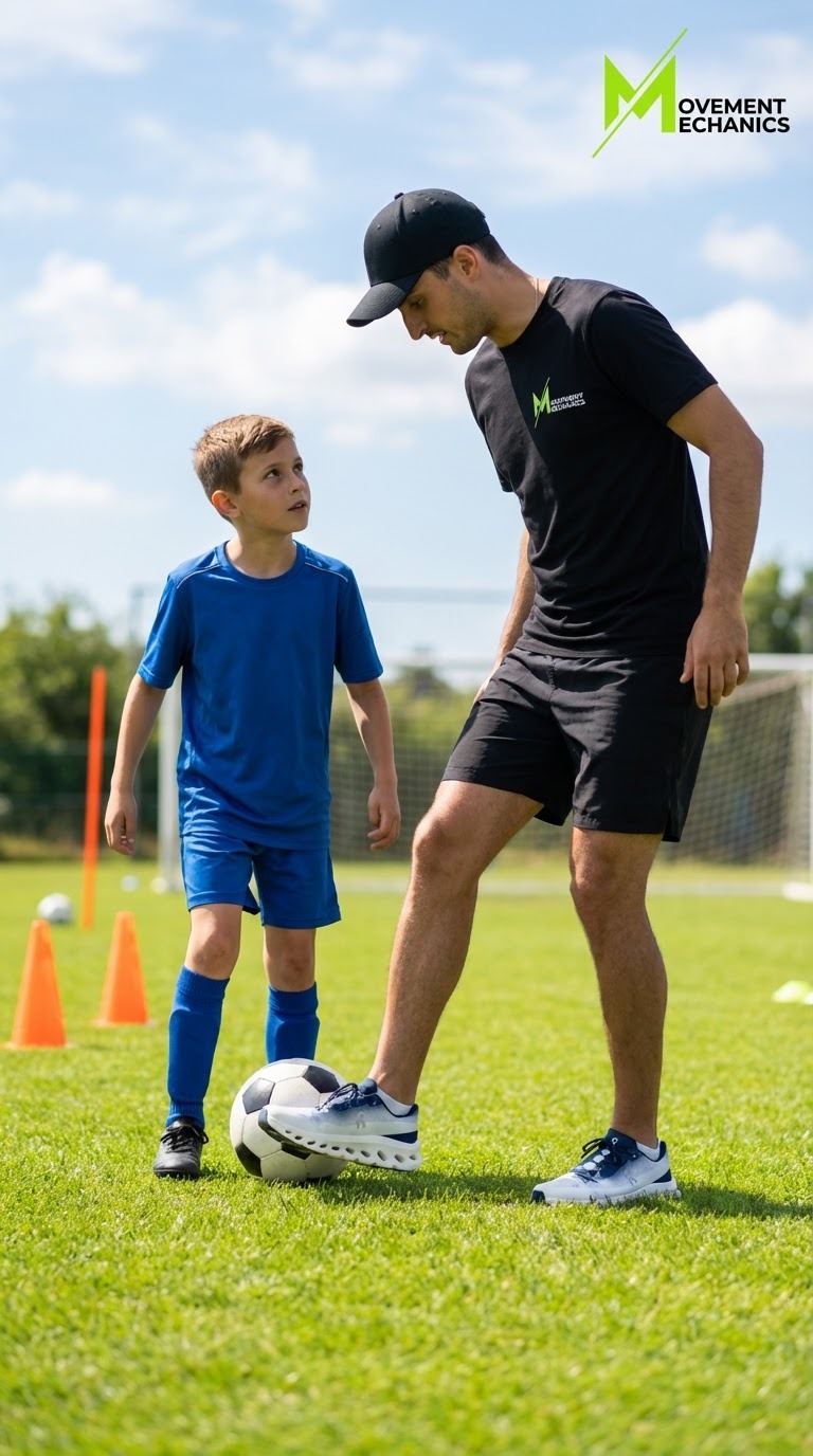 Private strength and conditioning session with a Movement Mechanics coach